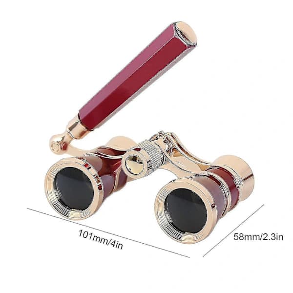 3x 25 Opera Binoculars With Extendable Handle Theater Binoculars Unisex Gift