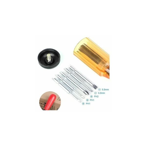 Spiral Screwdriver Ratchet Screwdriver Push-Pull Ratchet Screwdriver Set Adjustable Multi-Bit Screwdriver Removable Spiral
