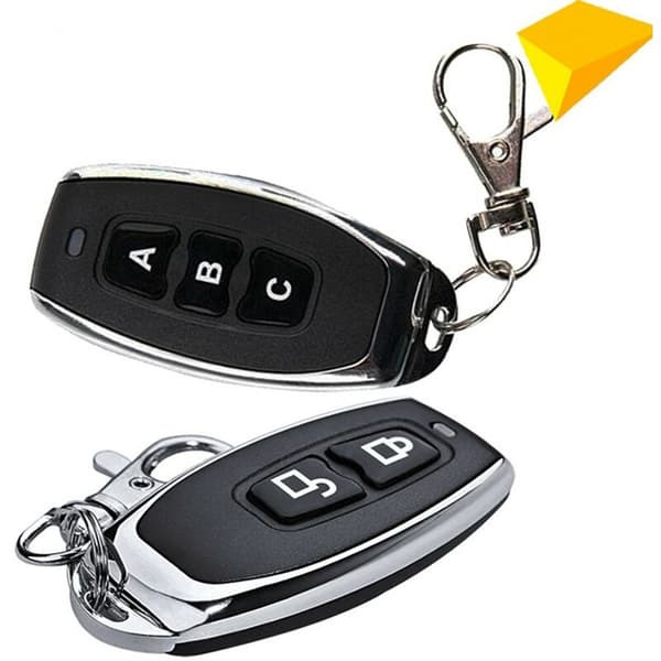 Wireless remote control with 1 receiver + 3 transmitters for tube, garage door radio kit, electric winch motor controller 220V with reverse function