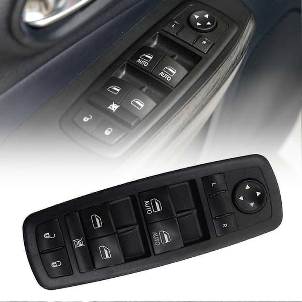 Window Control Switch Excellent Sensitivity Replacement ABS 10 Buttons Power Lifter Switch 68271206AB for Jeep Cherokee 2015-2020