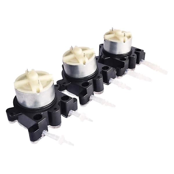 High Performance Peristaltic Pump 12V Miniature Dosing Pump Peristaltic Hose Pump for Lab, Aquarium, Liquid Dosing