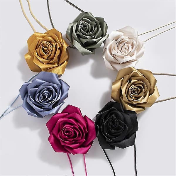 Blomstrete midjebelte, elastisk rose, midjebelte, midjedekor, kjolepynt
