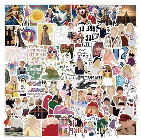Vanntette Taylor Swift-klistremerker 100-ark I I