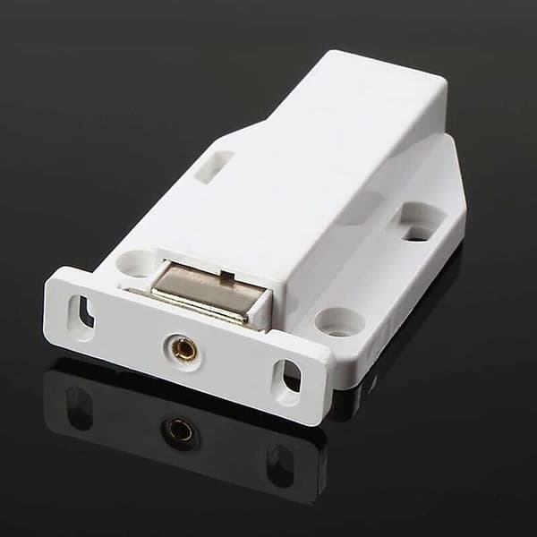 Large Magnetic Touch Release Latch, One-Touch Open/Close (2 Pack)