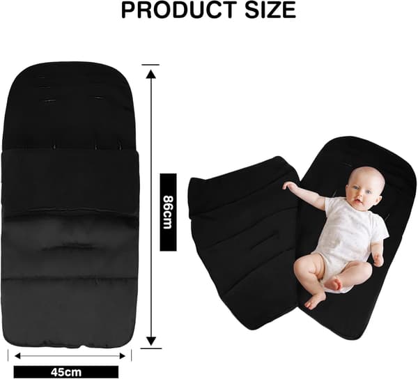 Universal Stroller Footmuff Windproof Keeps Baby Warm Sleeping Bag