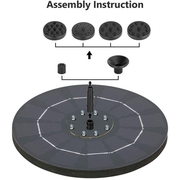 Pond Lights 8 Floating Solar Lights Garden Panel Powered Pool Pump -C