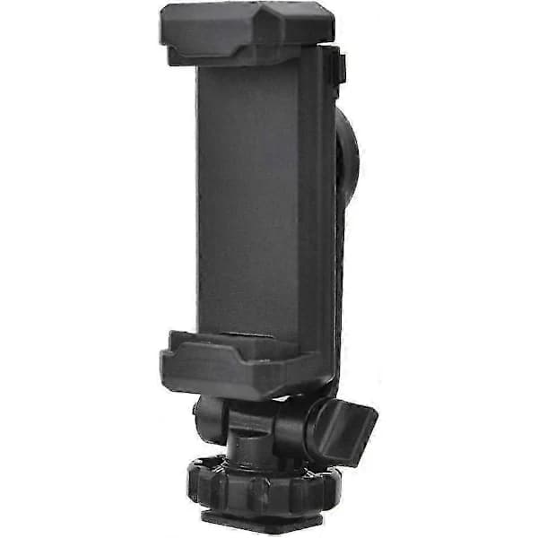 Universal Camera Phone Mount with Hot Shoe and Tripod Compatibility for DSLR Holder