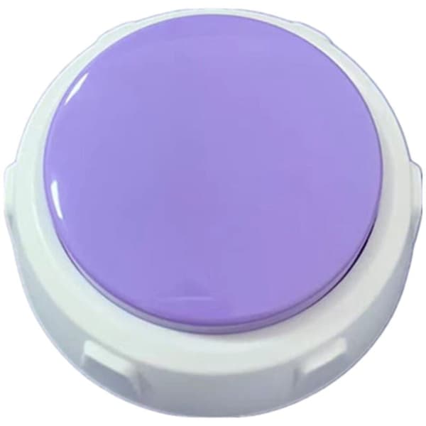 Pet Voice Training Button - 30 Second Recording, Compatible with Dogs, Cats, Puppies - Easy Training Buzzer for Pet Communication