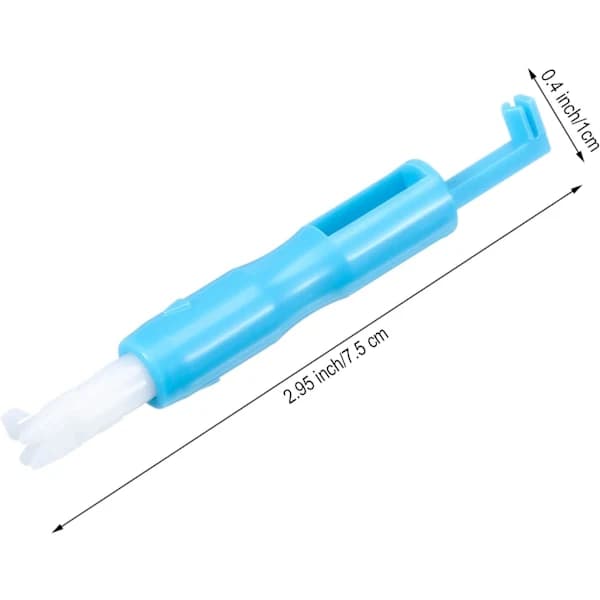 |NN| 2-pack Sewing Machine Needle Threader Automatic Fast Needle Threader Needle Tool for Automatic Changer, Holds Firmly, Blue (Blue)
