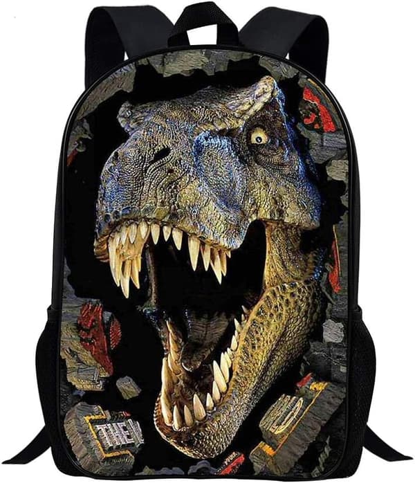 Dinosaurryggsekk, Grå 43,18 cm
