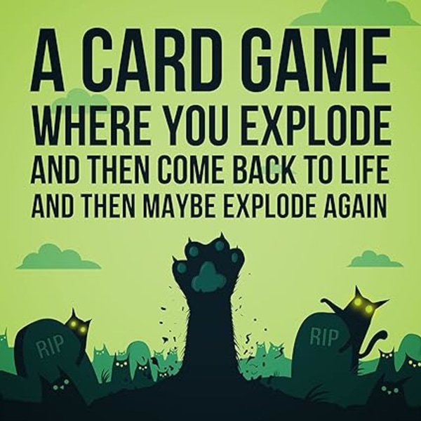 Explosion Kitten Zombie Kitten - Kortspill for voksne, tenåringer