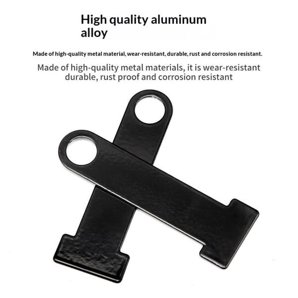 2 par ringlås i aluminiumlegering