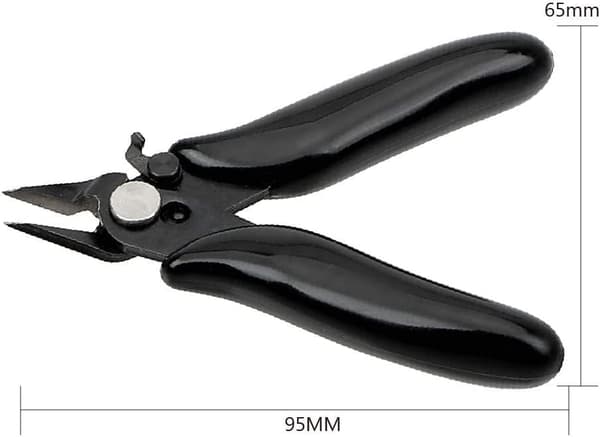 Mini Cable Cutter, Flush Pliers with Lock, Side Cutter, Finely Processed Hand Tool
