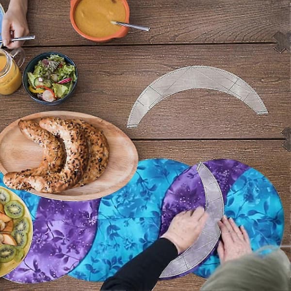 Tablecloth Braided Twist Template, Fabric Patchwork Ruler DIY Tailor Ruler, Ruler Template for Sewing