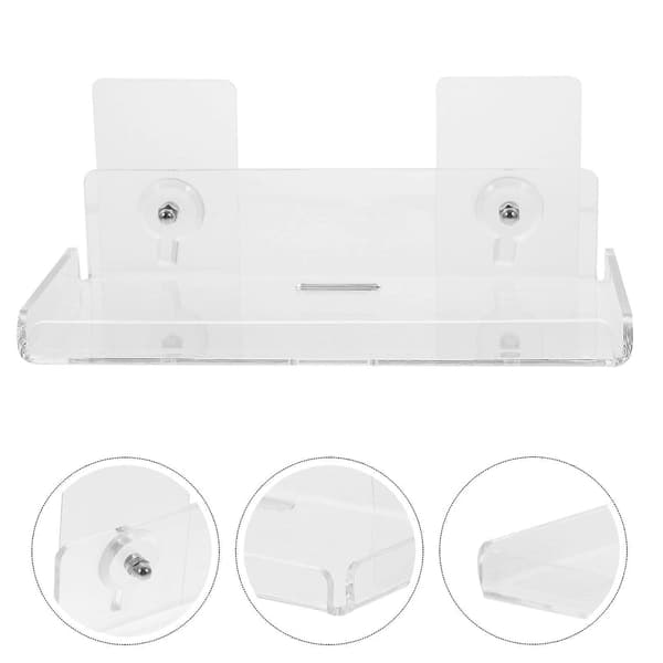 Wall Mounted Camera Mount Floating Shelves for Security Cameras Easy Installation No Drilling Homeowner 1 Set[DB]