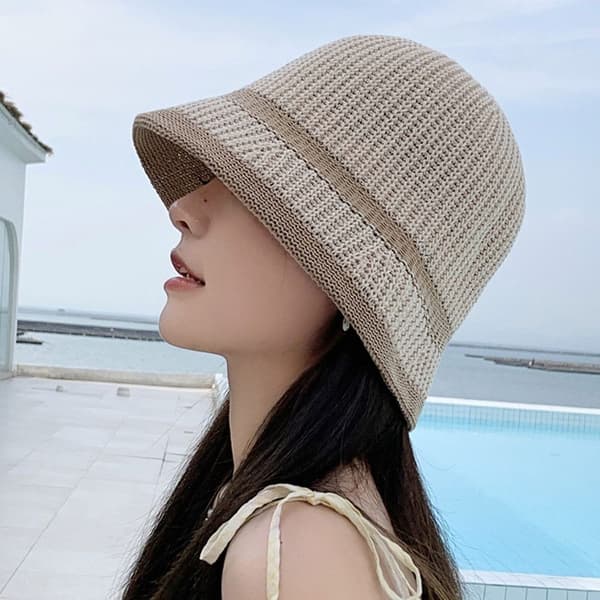Neulottu Bucket Hat Bob Cap BEIGE