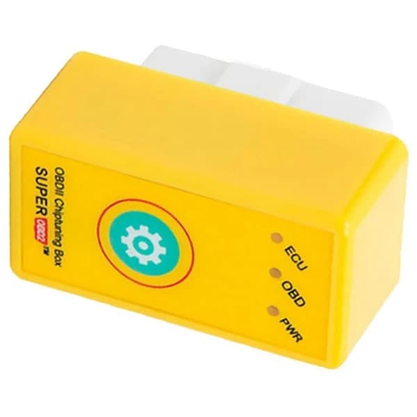 2X Super OBD2 Bilchip Tuning Box Plug and Drive Mere Effekt / Mere Drejningsmoment Som Nitro Passer til Benzinbiler, A