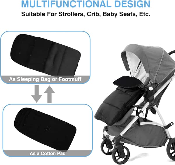 Universal Stroller Footmuff Windproof Keeps Baby Warm Sleeping Bag