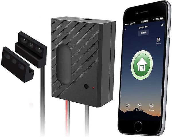 Universell garasjeportåpner, Smart Wifi garasjeportbryter med timerfunksjon for Amazon