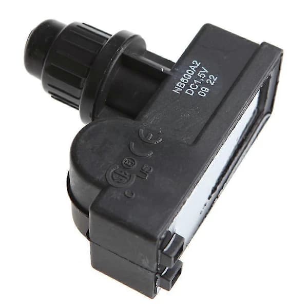 BBQ Gas Grill Replacement Igniter, 2 Outlet AA Battery Push Button Starter for Outdoor Grilling, Black