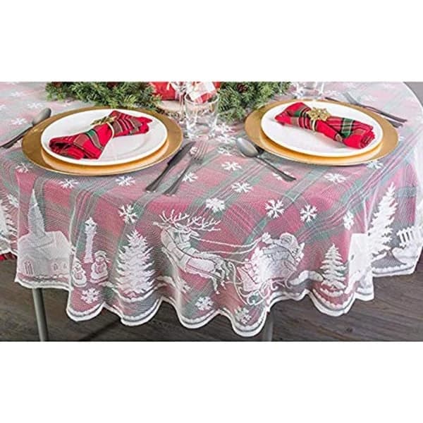 Lace Christmas Tablecloth