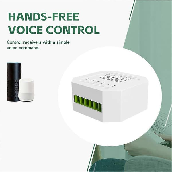 Zigbee Smart Relay Switch Module 16A IH-S09 AC100-240V Tuya Smart Life Remote Control for Home Automation System 1CH 1 Road White 1 Road White