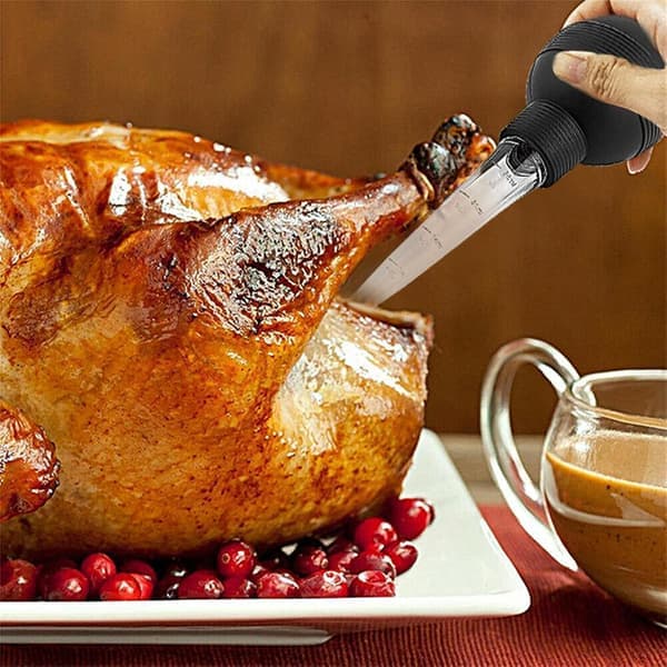#28ml Turkey Baster with Cleaning Brush, Marinade Tool for Cooking#