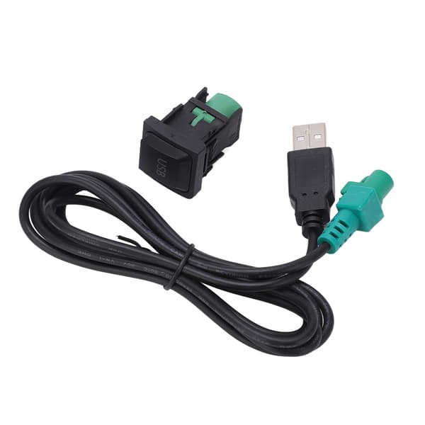 Car Line Out Adapter 3RCA Cable Adapter Replacement for DVD Navigation Headunit 6Pin Blue AV Port 3040