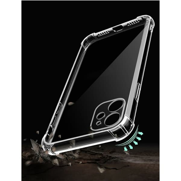 iPhone 12 Mini deksel TPU Transparent