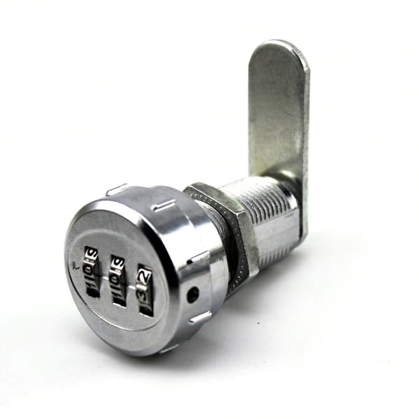 Code Lock, Coded Drawer Cabinet Lock, Digital, Mechanical, Zinc Alloy, 3-Digit