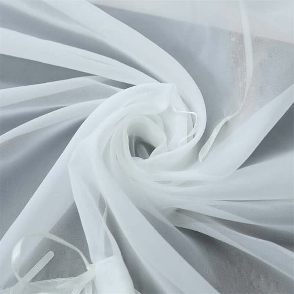 Roman blind with loop kitchen curtain Roman blind curtains with loop modern voile white WxH 60x155cm 1 pc