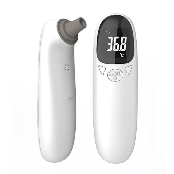 Mini Digital Termometer Vit Infraröd 0 Kontakt Enkel Bärbarhet Hushållsbruk Enkel Användning
