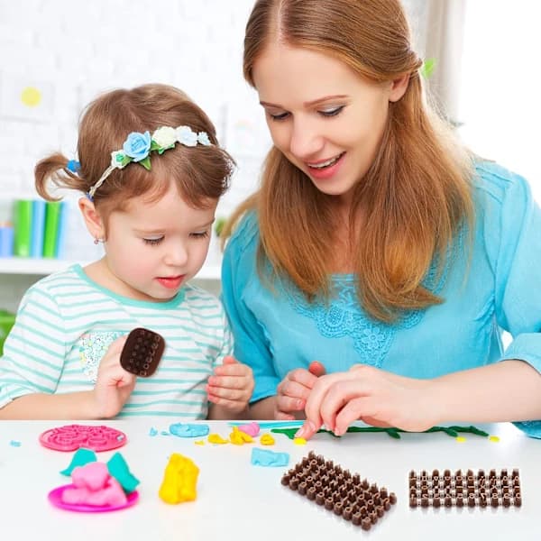 Clay Stamp Set, Small Letter Stamps Compatible with Clay with Combination, A