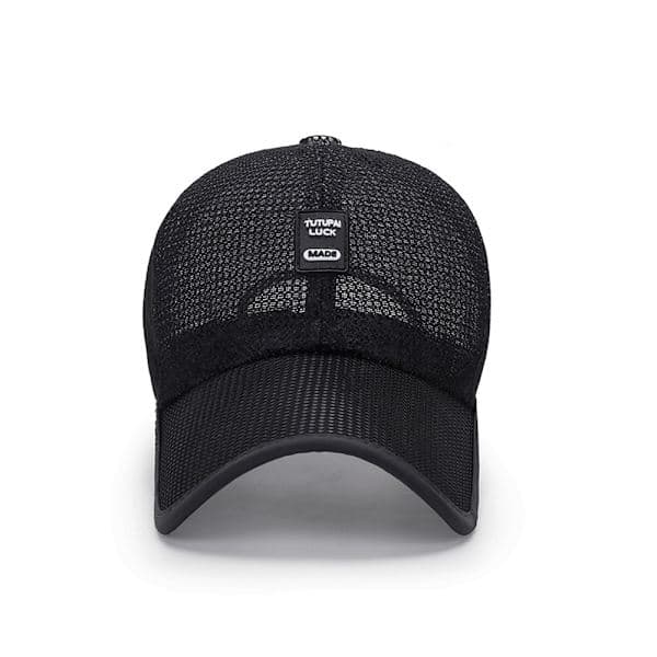 Sommer Mesh Baseballcaps for menn kvinner Trucker Cap Mesh Hatt Baseballcaps Utendørssport Løpecaps Grå Grey