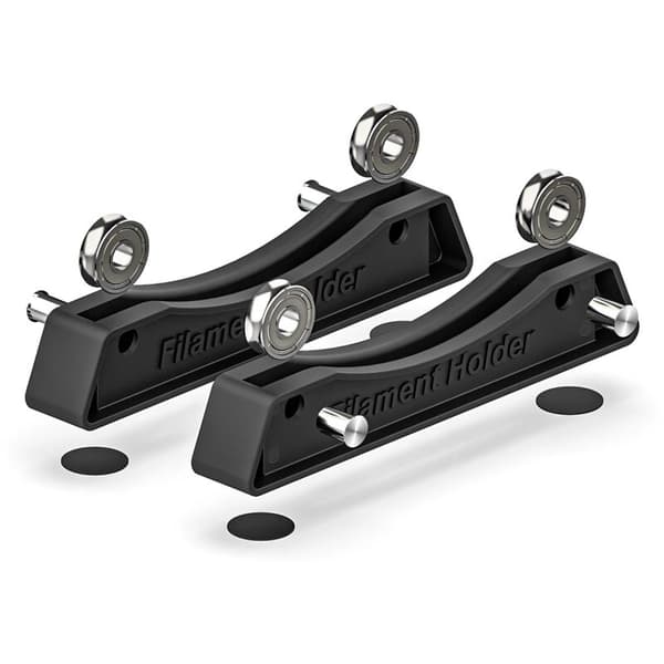 3D-printer filamentholder forbrugsstativ forbrugsholder til 3D-printmaterialeholder bakke sort 2-pak