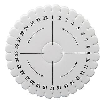 2 PCS Bracelet Bead Plate Round Disc Braiding Disc Kit Beads ( )