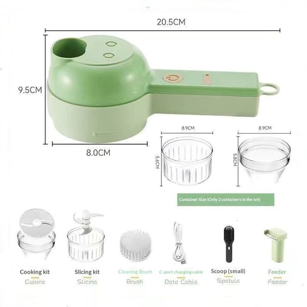Handheld Electric Vegetable Cutter, Electric Vegetable Slicer
