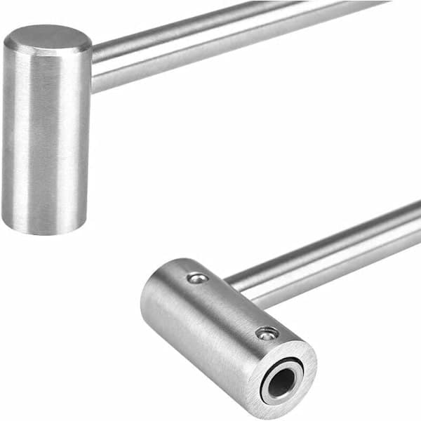 7-Hook Stainless Steel 304 Kitchen Rail, Hanging Rod for Kitchen Utensils, Pot Holders, Cup Holders with Hooks, Kitchen, A