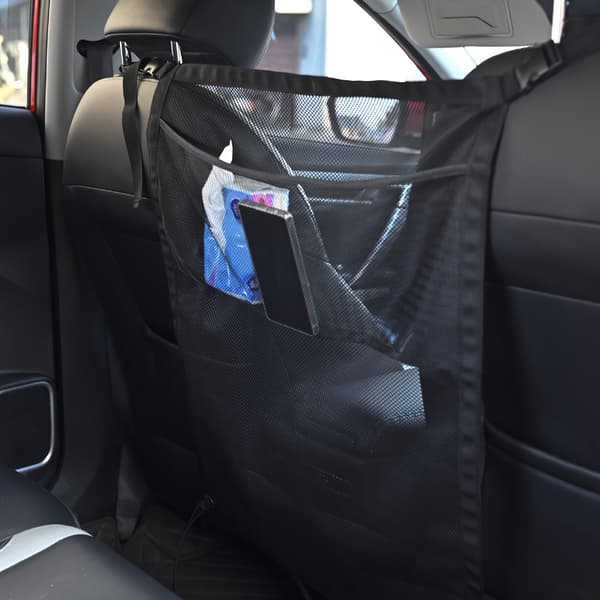 Adjustable Pet Safety Barrier with Storage Bag - Pet Distraction Net