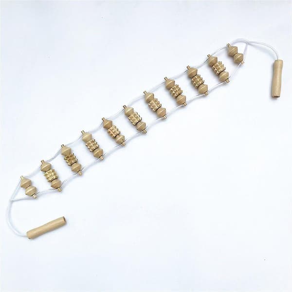 Massager Wood Back Massager Roller, Therapy Massage Tool