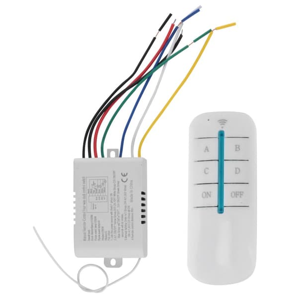 4-way Remote Control Switch for ON/OFF, Digital, 220V