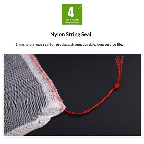 10 st vattenmelonsskyddspåsar Stora polyeten nätfruktpåsar