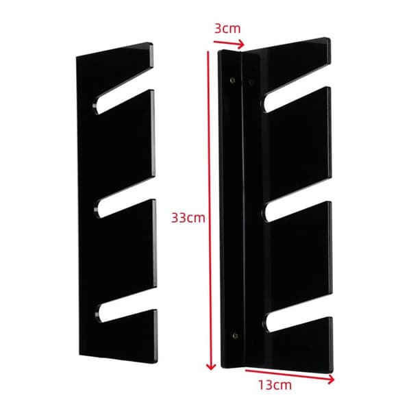 Skateboard Wall Mount, Three-Layer Skateboard Rack, Skateboard Storage Hanger for or, 1 Pair