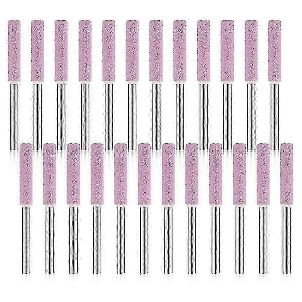 24-pack Chainsaw Sharpener Abrasive Polishing Tool For Chainsaw Sharpener 3x4.8mm