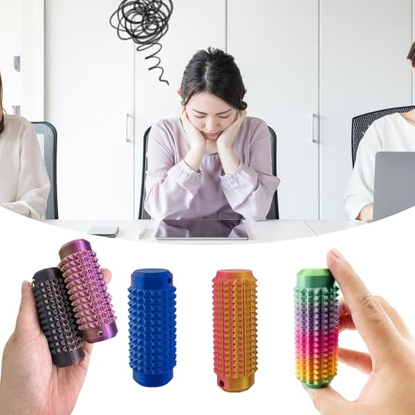 Fidget Nøglering Legetøj til Stresslindring, Pigget Sensorisk Ring til Angst og Fokus