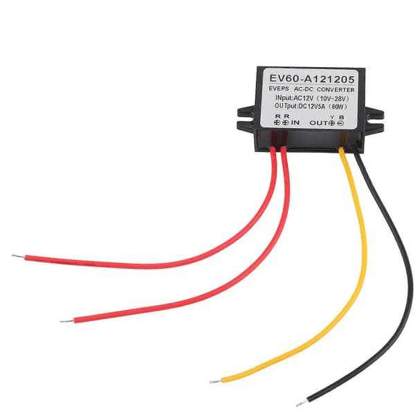 AC 10-28V til DC 12V Buck Converter AC DC Nedtrappingsmodul [DB] 5A 5A