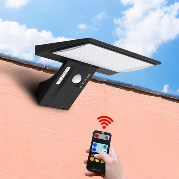 2 stk 90 LED 2600mAh bevegelsessensor solcellelampe