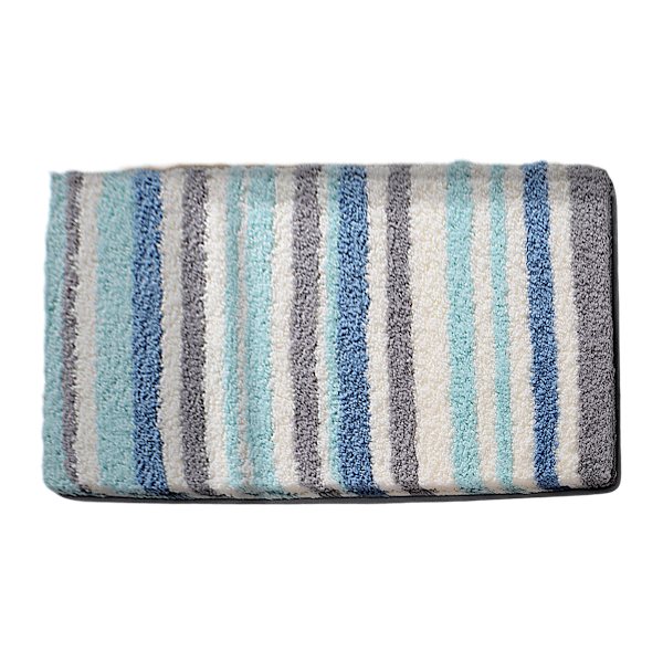 Lyxig Badrumsmatta, Extra Mjuk och Absorberande Polyester Badrumsmatta, Halkfri Plysch Shaggy Badrumsmatta, Maskintvättbar, Badmattor för Badrum 40*60cm