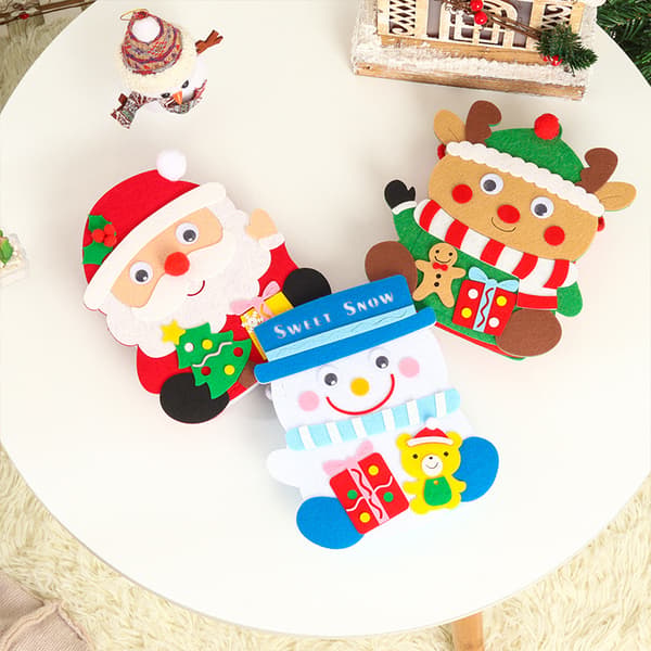 Tre juleposer for barn DIY håndlaget jul