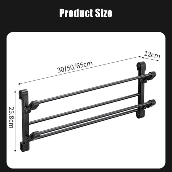 Shoe Cabinet Wall-Mounted Foldable Shoe Rack, 50x25.8x12cm, Space-Saving, No Drilling